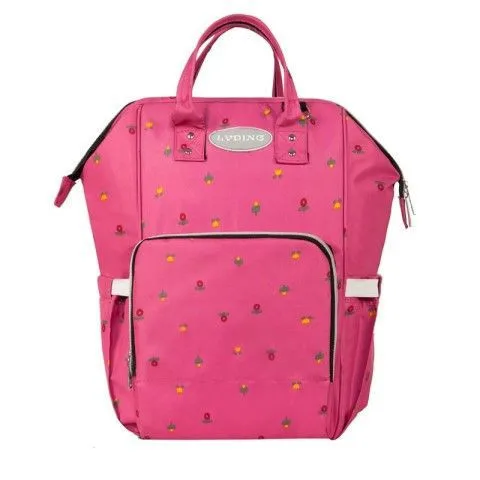 Модная детская сумка для подгузников, одноцветная сумка для подгузников для мам, сумка для подгузников для коляски, Детский рюкзак, сумки для мам, сумка для подгузников, Органайзер - Цвет: rose Red