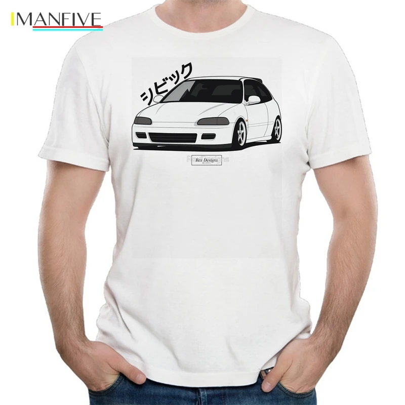 

NEW T-SHIRT HONDA CIVIC EG 1991-1995 FIFTH GENERATION CUSTOM 100% COTTON Base Shirt Mens High Quality Tees Top Tee