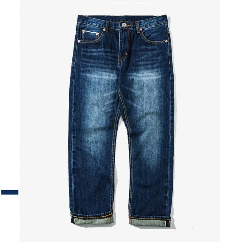 Tide Fashion Для мужчин повседневные джинсы Прямые Свободные мешковатые потертые джинсы брюки-шаровары в стиле хип-хоп винтажный скейтборд под старину с брюками