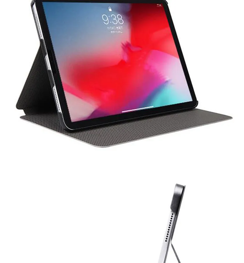 Для ipad pro 11 чехол откидная подставка чехол из искусственной кожи деревянные магнитные с рисунком автоматический спящий Пробуждение умный чехол для ipad pro 11"