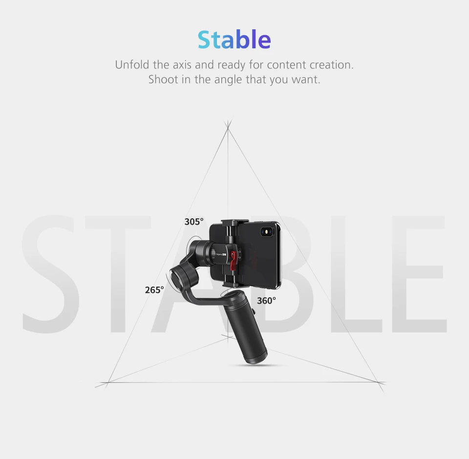 ZHIYUN SMOOTH Q2 Pocket-size Mobile Gimbal for Smartphones iPhone/Samsung 3-Axis Vlog Handheld Stabilizer New Arrival