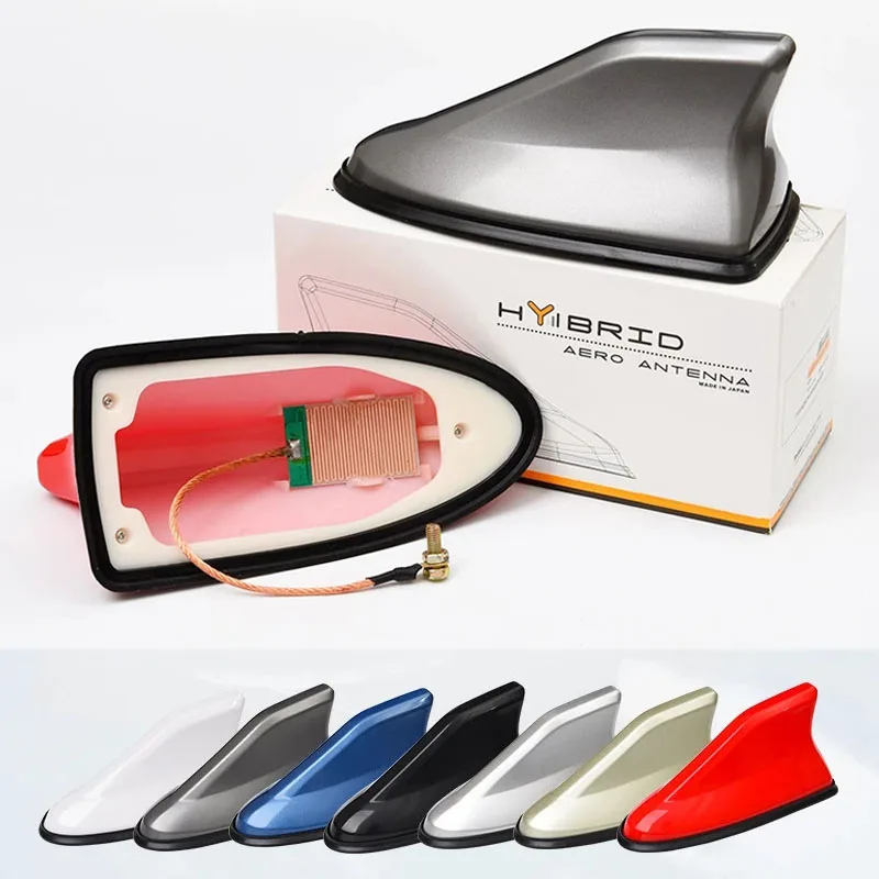 Car Roof Shark Fin Aerial Antenna Toppers Universal Auto Radio fm Signal Decorative For BMW/Honda/Toyota/VW/Kia/Nissan | Автомобили и
