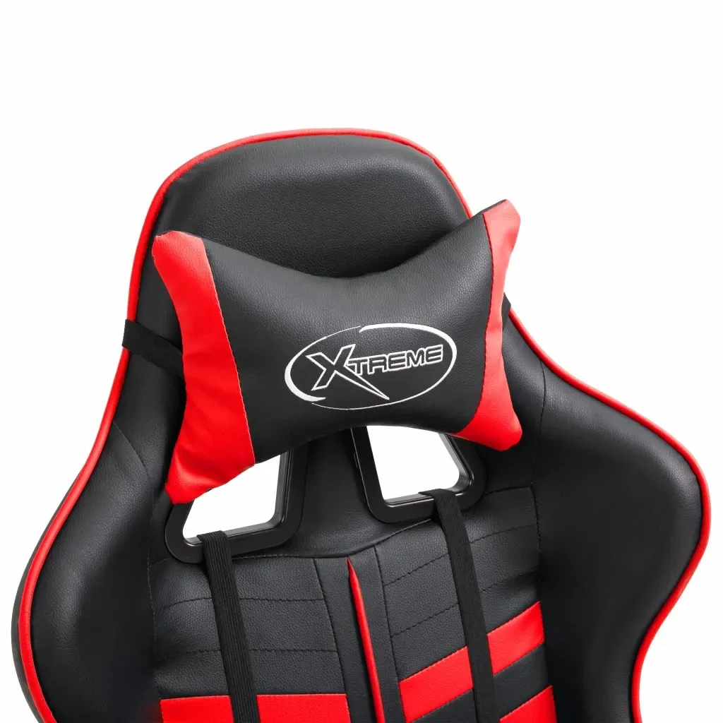 vidaXL Ergonomic Computer Gamer Chair Home Cafe Chair With Footrest Height-Adjustable Design Office Chair Furniture