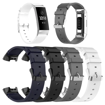 

Convenient Replace Watch Accessories Leather Strap for Fitbit Charge 4/3/3E Smart Watch Sports Wrist Belt Wristband