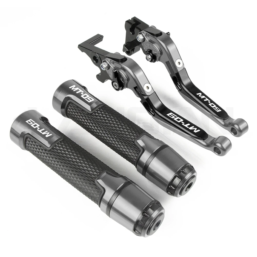 

Motorcycle Brake Clutch Lever & 7/8 Handlebar Grips For YAMAHA MT09 MT 09 Tracer 2014 2015 2016 2017 2018 2019 MT-09 Tracer