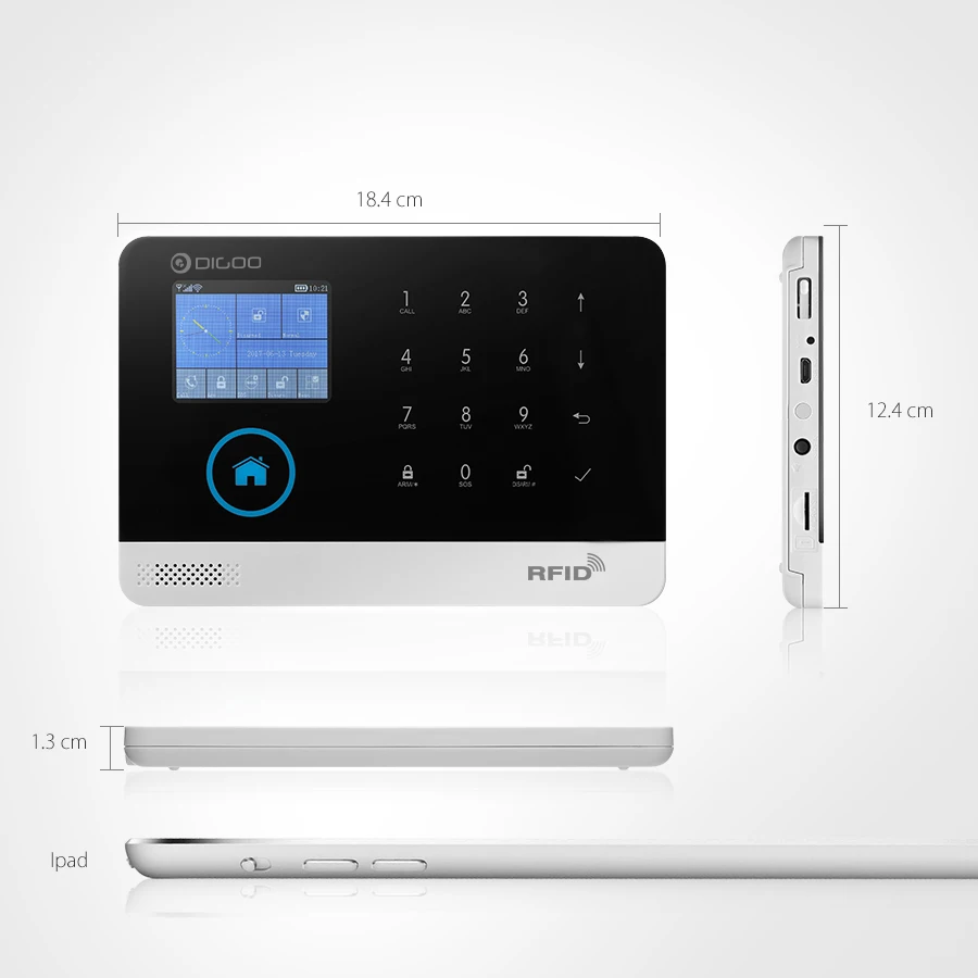 DIGOO DG-HOSA беспроводной домашней безопасности wifi GSM GPRS Сигнализация приложение дистанционное управление Умный инфракрасный датчик движения двери оповещения