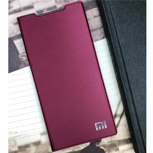 Для Xiaomi Redmi Note 7 чехол Роскошный тонкий стиль стэндер кошелек Флип PU Кожаные чехлы для Xiaomi Redmi Note 7 держатель для карт - Цвет: winered