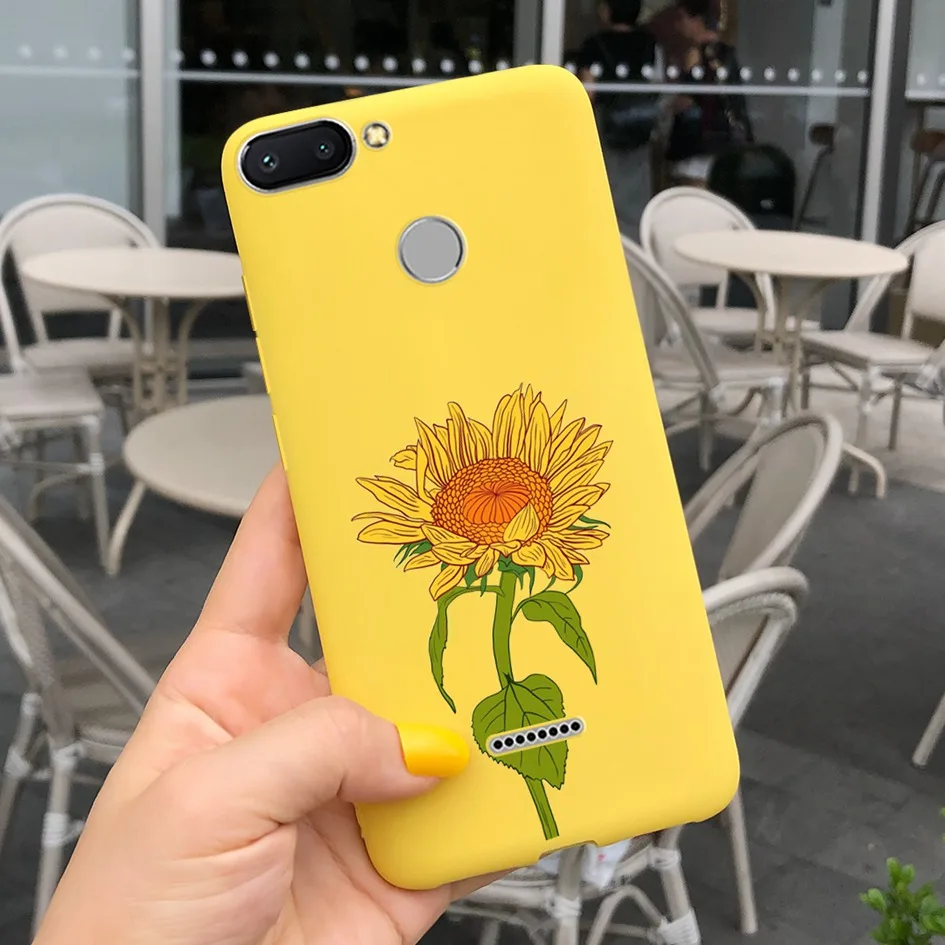 Floral Soft TPU Phone Case - Painted Design Bumper Cover