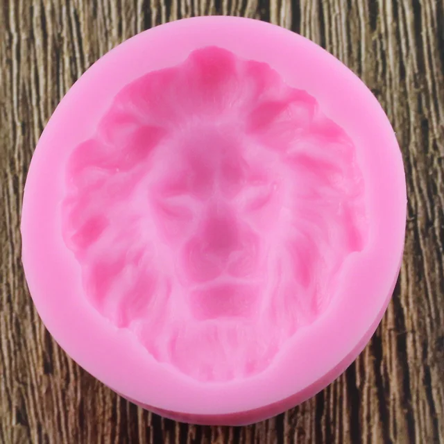 3D -S Oroszlánfej Szilikon Formák Állatok Cukorkás Csokoládé Fondant Penész Barkácsparti Torta Díszítő Szerszámok Polimer Agyag Szappan - Image 6