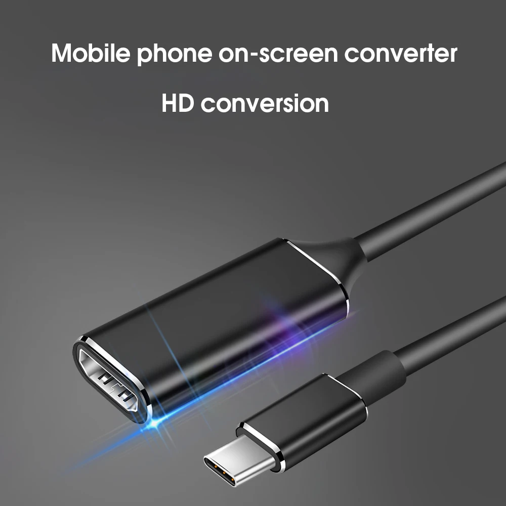 

Tonbux 4K Usb c HDMI Usbc to Hdmi Converter Cable Adapter Type c USB 3.1 Adapter Male to FemaleHdmi Splitter For PC Computer