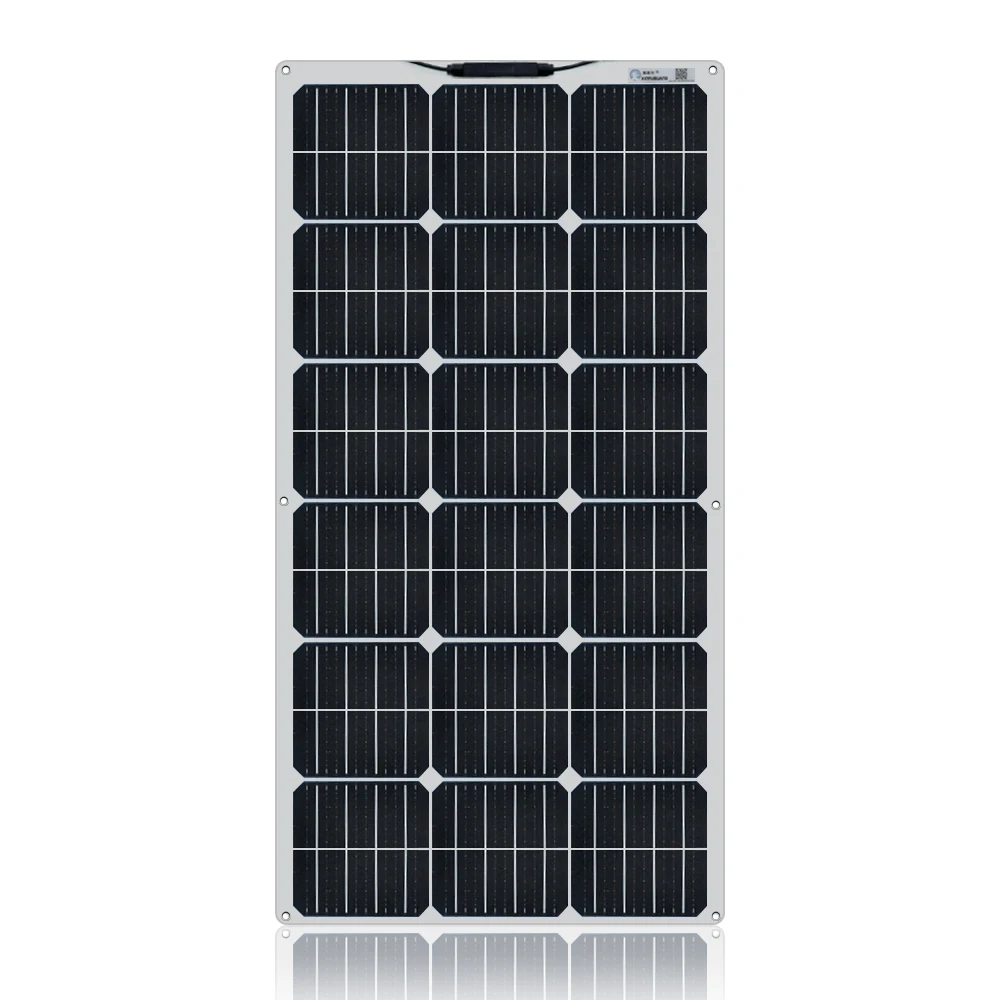 100 Watt 12 Volt Extremely Flexible Monocrystalline Solar Panel 18v 100w (7)