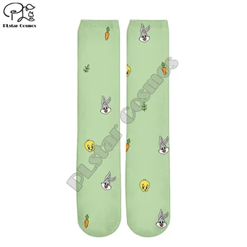 

PLstar Cosmos Cartoon Bugs Bunny Animal Harajuku Streetwear Sock Funny 3d Print Socks Man And Woman Casual Socks Dropshipping-a2
