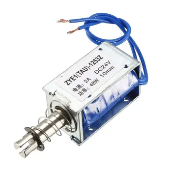 

uxcell DC 24V 0.7kg 10mm Pull Type Solenoid Electromagnet, Open Frame Type, Linear Motion