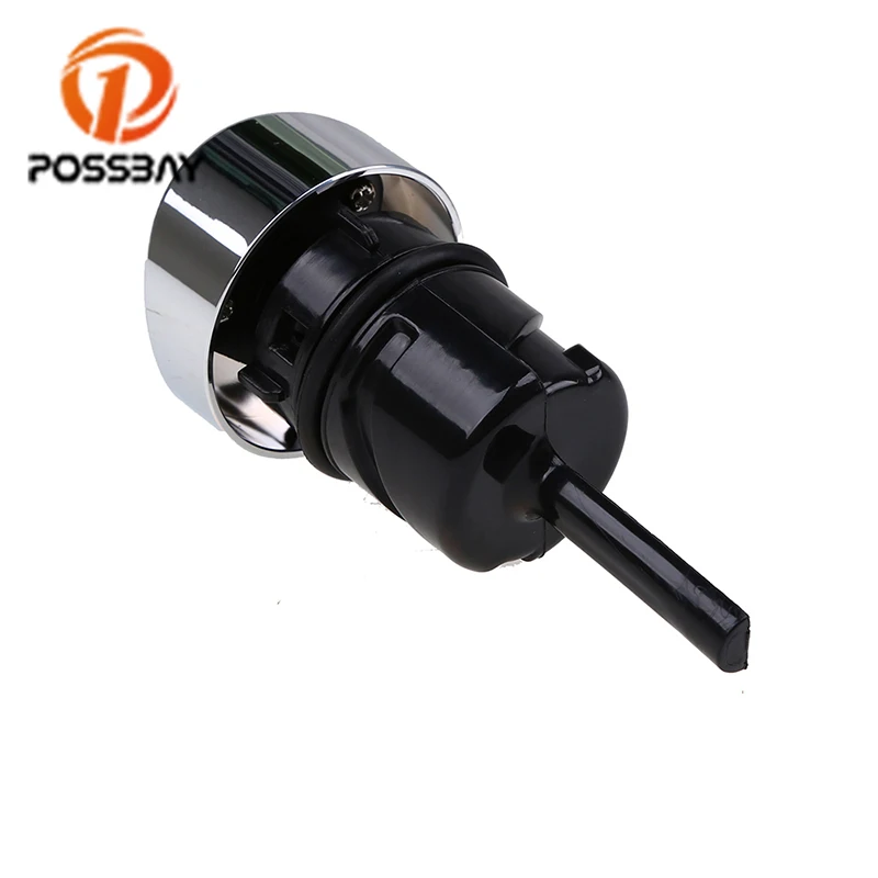 POSSBAY хромированная черная окантовка для мотоцикла картридж масла аксессуары