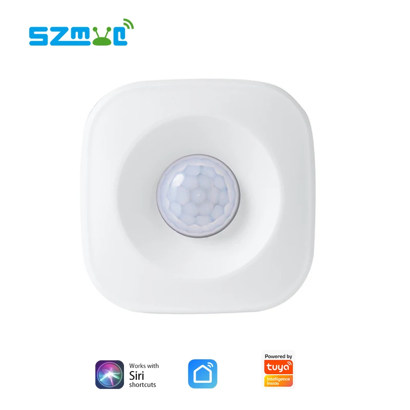 Tuya WiFi PIR Motion Sensor AAA Battery Detector Smart Life App Push Notification Detect Human Body Movement Longlife Motion