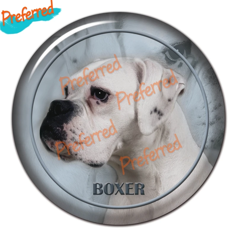 

High Quality Boxer Dog Decal Motocross Racing Laptop Helmet Trunk Wall Vinyl Car Sticker Die Cutting Waterproof PVC