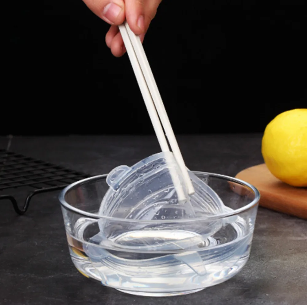 Homies 6 шт. Мягкая силиконовая крышка пищевая чаша крышка для чайника сковорода универсальная силиконовая крышка для кухонная посуда кухонный аксессуар