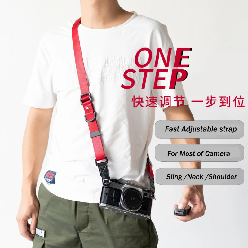 Spalla Della Macchina Fotografica Neck Strap Belt Per Canon Sony Olympus Leica Fujifilm Panasonic Olympus Nikon Slr Universale Veloce Regolabile