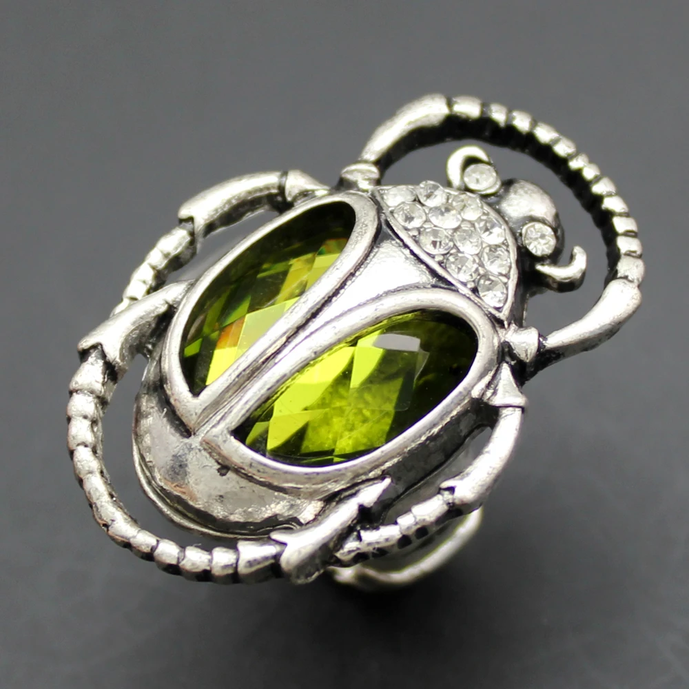 Egyptian Scarab Ring in Sterling Silver or Antique Bronze – Le Dragon  Argenté