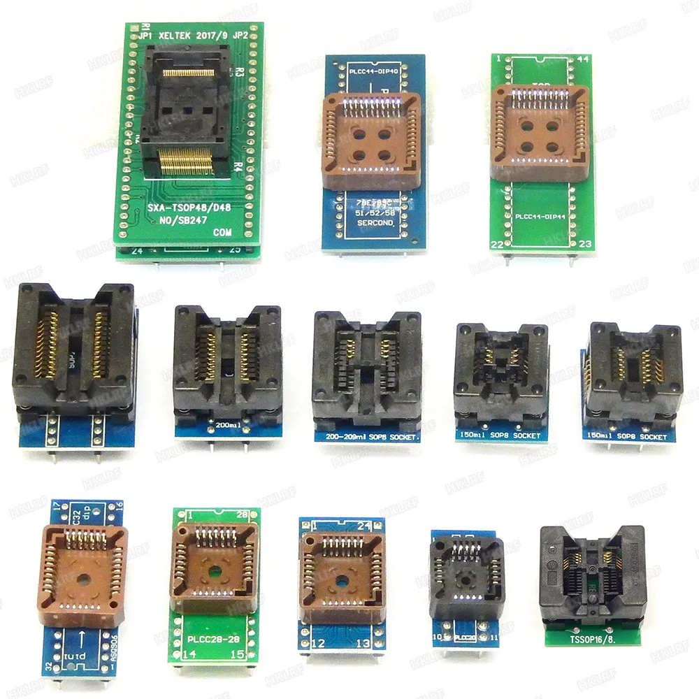XELTEK SuperPro 610P USB IC чип программист с 48 универсальными Pin-драйверами+ 20 адаптеров и EDID код
