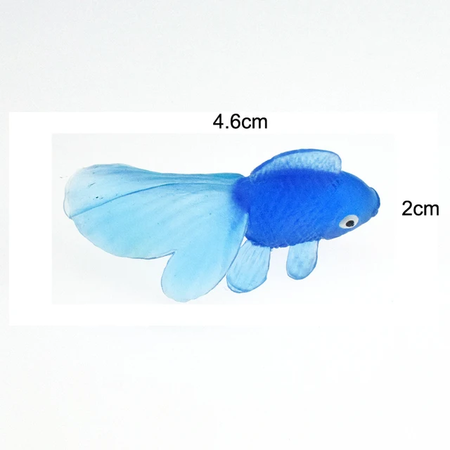 5/10/20pcs Soft Rubber Gold Fish Baby Bath Toys for Children Simulation Mini Goldfish Water Toddler Fun Swimming Beach Gifts DDJ 6