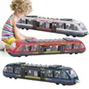 Simulation Alloy Metal High Speed Rail Diecast Train Toy Model Educational Toys Boys Children  Train Alloy Model Toys Gift 1