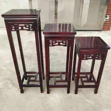 К Античному красному дереву падауку в китайском стиле Многоэтажный Крытый к земле квадратный цветок несколько династий Мин и Цин классический