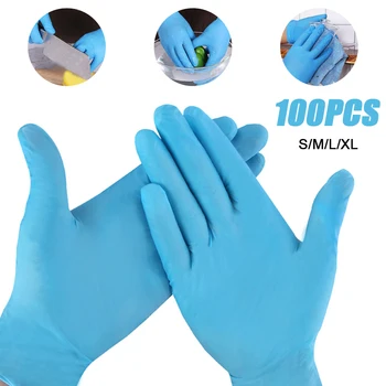

100pcs/lot Disposable Gloves Household Cleaning Experiment Catering Gloves Universal Left Right Hand Work Kitchen Gloves