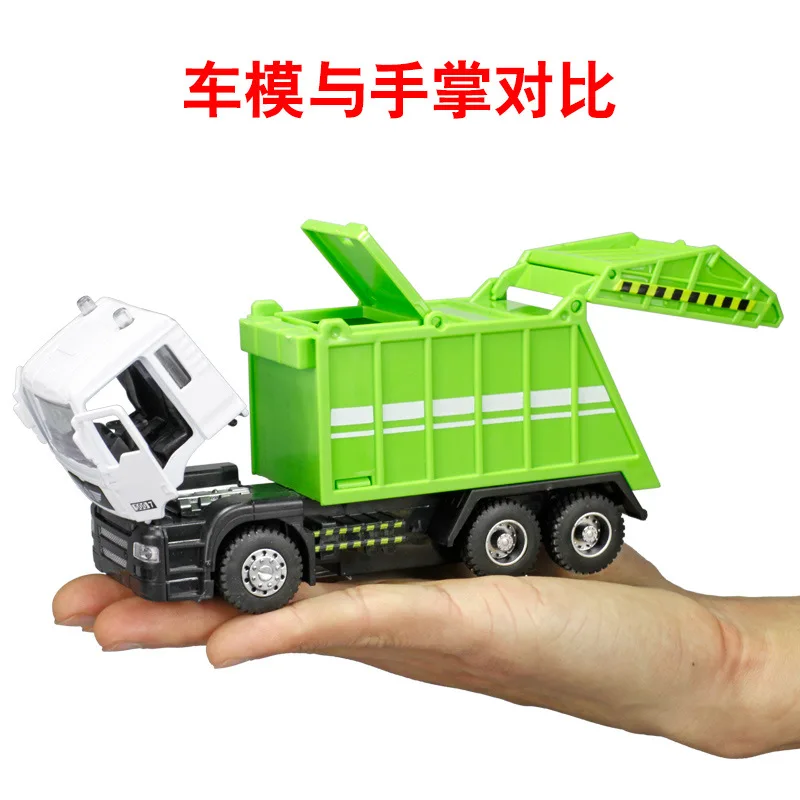 

Jianyuan Alloy Warrior Sanitation Garbage Cleaning Car Clean Car Engineering Vehicle Toy Model Car 5007 Gift Box