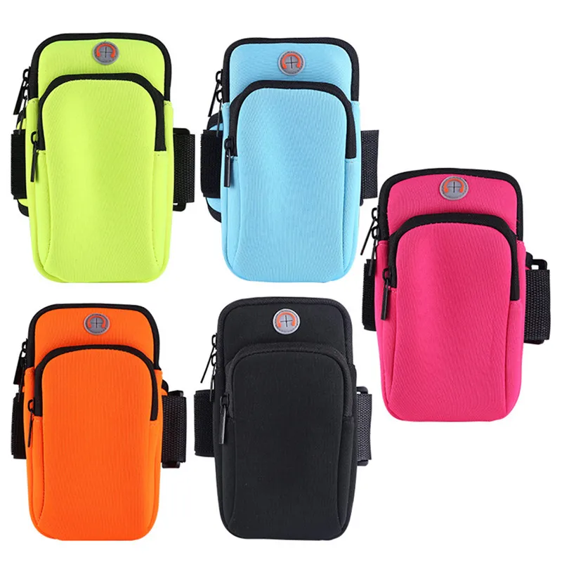 New Mini Running Bags Cover Armband Universal Waterproof Portable Stand for Phone Outdoor Sports Phone Bags Dropshipping Support