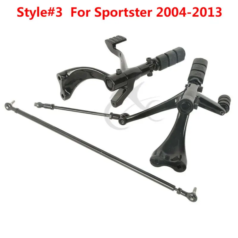 Прищепки для мотоцикла для Harley Sportster XL 883 1200 91-03 04-13 - Цвет: style3