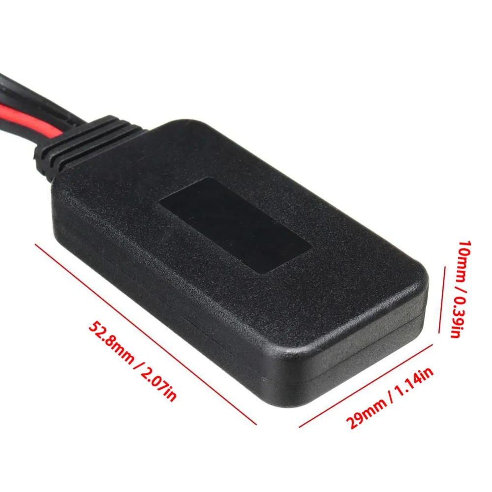 12Pin 12V Bluetooth модуль подключения к разъему Aux Переходный кабель для peugeot 207 307 407 308 адаптер стерео Беспроводной