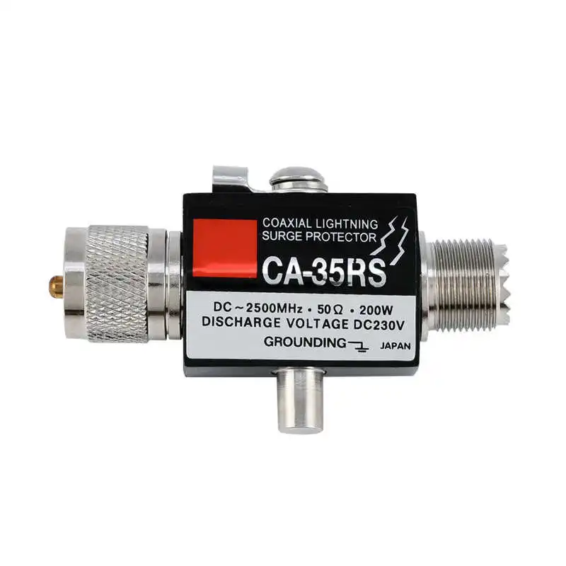 CA-35RP arrester Surge Protector Arrester Male to Female UHF connector 0-2500MHZ intercom Repeater surge protector
