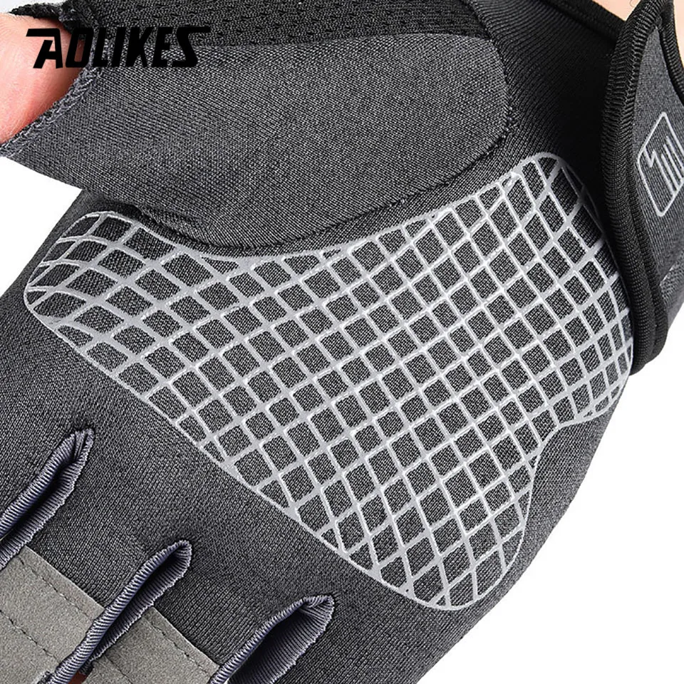 Gym Gloves Women Weight Lifting Crossfit Workout Fitness Gloves Breathable Bodybuilding Half Finger Hand Protector weightlifting gloves