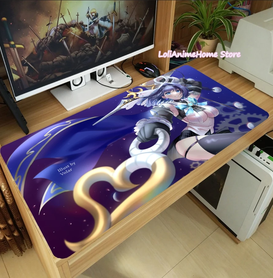 Anime Game Hololive VTuber Ouro Kronii Mouse Pad Laptop Gaming Mice Mat  Desktop Keyboard Mat Anti-slip Playmat Cosplay Gift - AliExpress