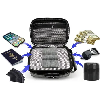 

Large Capacity Outdoor Smell Proof Bag Container Odor Proof Durable Functional Practical Portable Waterproof Activated Carbon