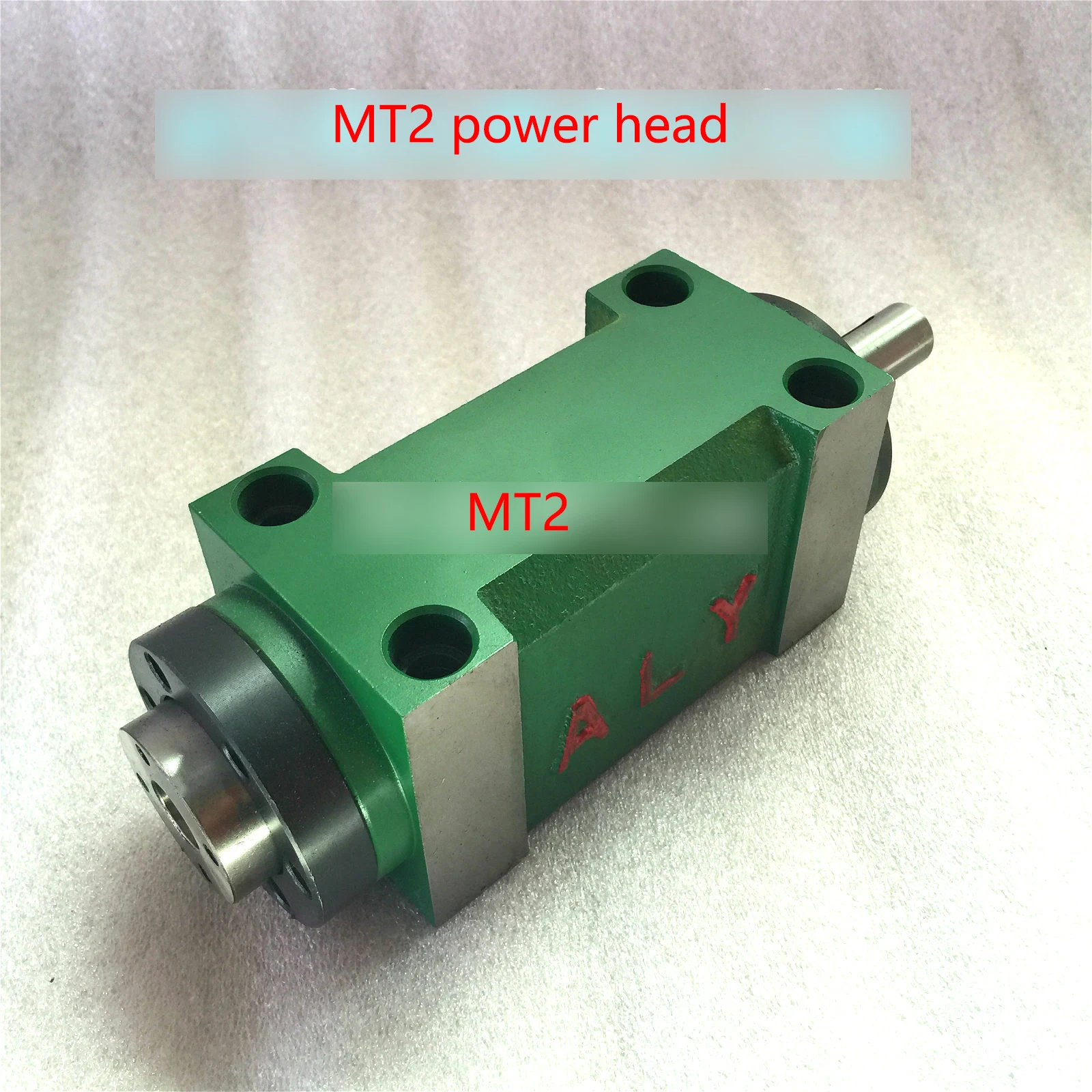 MT2 power head, boring, milling, grinding, cutting, machine tool spindle, drilling, tapping