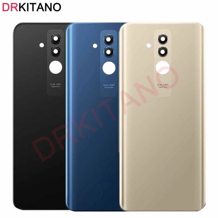 Cover Camera-Lens Door-Glass-Case Back-Battery Huawei Mate 20-Lite-Battery-Cover Rear-Housing