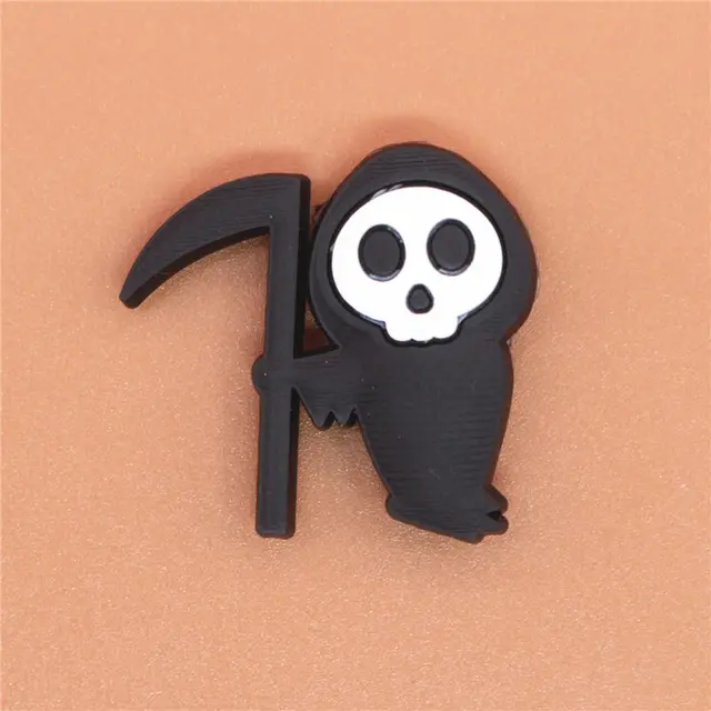 Novel Single Sale Spirited&Away Shoe Charms Accessories Cute No Face man Garden Shoe Decoration for croc jibz Kid's X-mas Gift 15