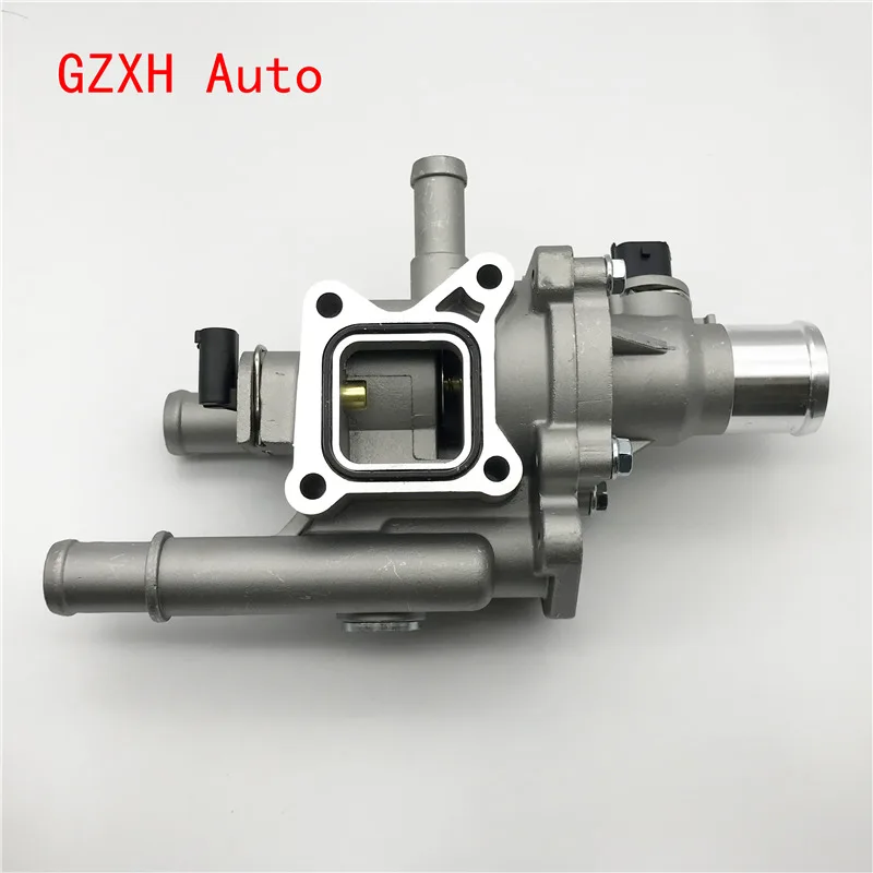 Aluminum Engine Cooling Thermostat Housing Cover Assembly for Chevrolet Cruze Sonic Aveo 25191992 55579951 96984104 96984103