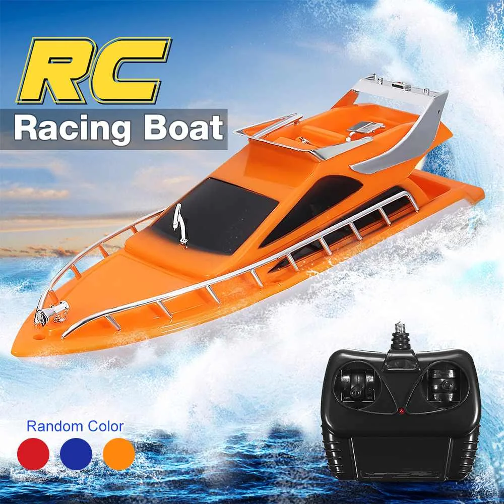 

Electric Toy Boat Remote Control Twin Motor High Speed Boat Children Outdoor RC Racing Boat Kid Children Toy Gifts