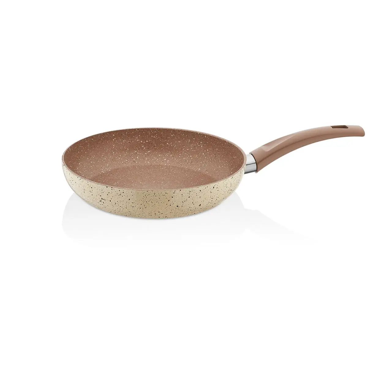 

Cream Color 24 CM Granite Pan