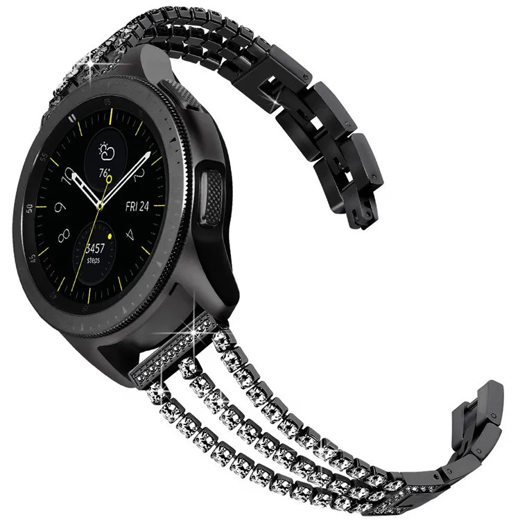 20 мм 22 мм Женский ремешок для часов samsung galaxy gear s3 ремешок розовый браслет correa Нержавеющая сталь Пряжка galaxy 46 мм huawei gt
