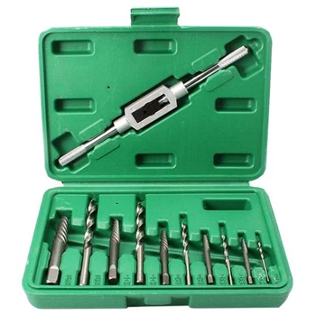 

11pcs/set 3-10mm Metric System Removal Metalworking Accessories Durable With Storage Case Steel Damaged Screw Extractor