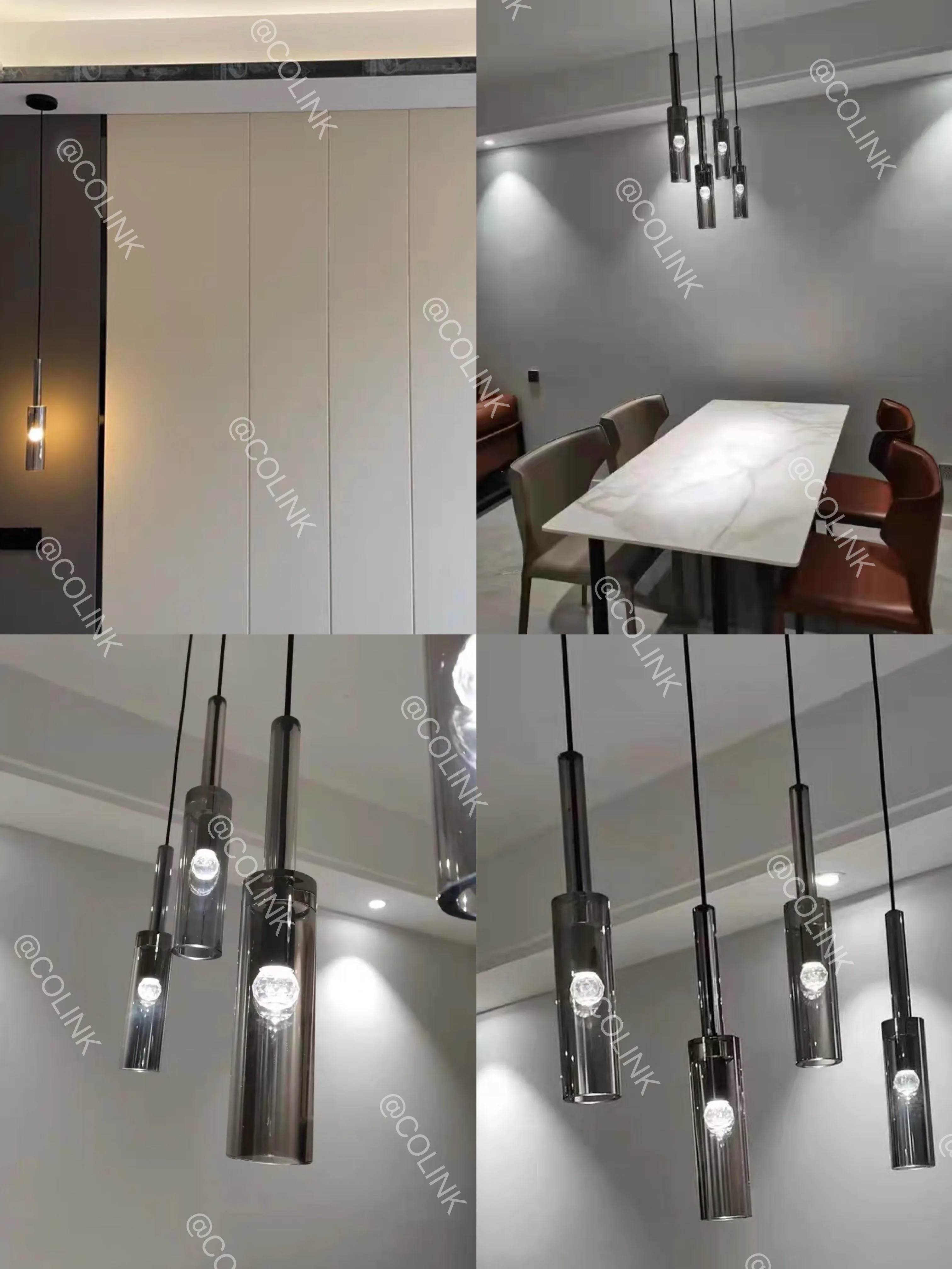 H328b501884b0463f92a8b3016974b6efe Modern LED Pendant Lights Glass Hanging Lamps Living Room Bedroom Light Fixture Kitchen Dining Room Lighting Home Decor Lights