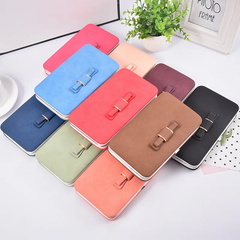 2020 New Korean version of the women's wallet long mobile phone bag bow lunch box female bag tide 2020 New Korean version of the women's wallet long mobile phone bag bow lunch box female bag tide