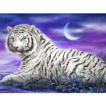 

5D diamond painting animal tiger square, round diamond painting embroidery cross embroidery art home decoration GG2045