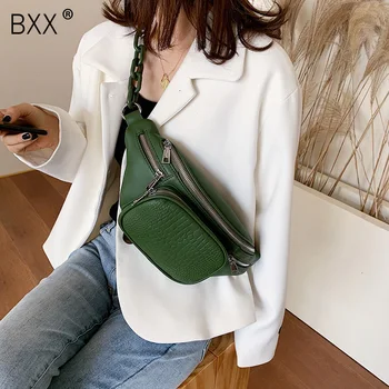 

[BXX] Crossbody Bags For Women 2020 Winter Brand Designer Female Shoulder Messenger Waist Chest Bag Female Handbags Purses HJ023