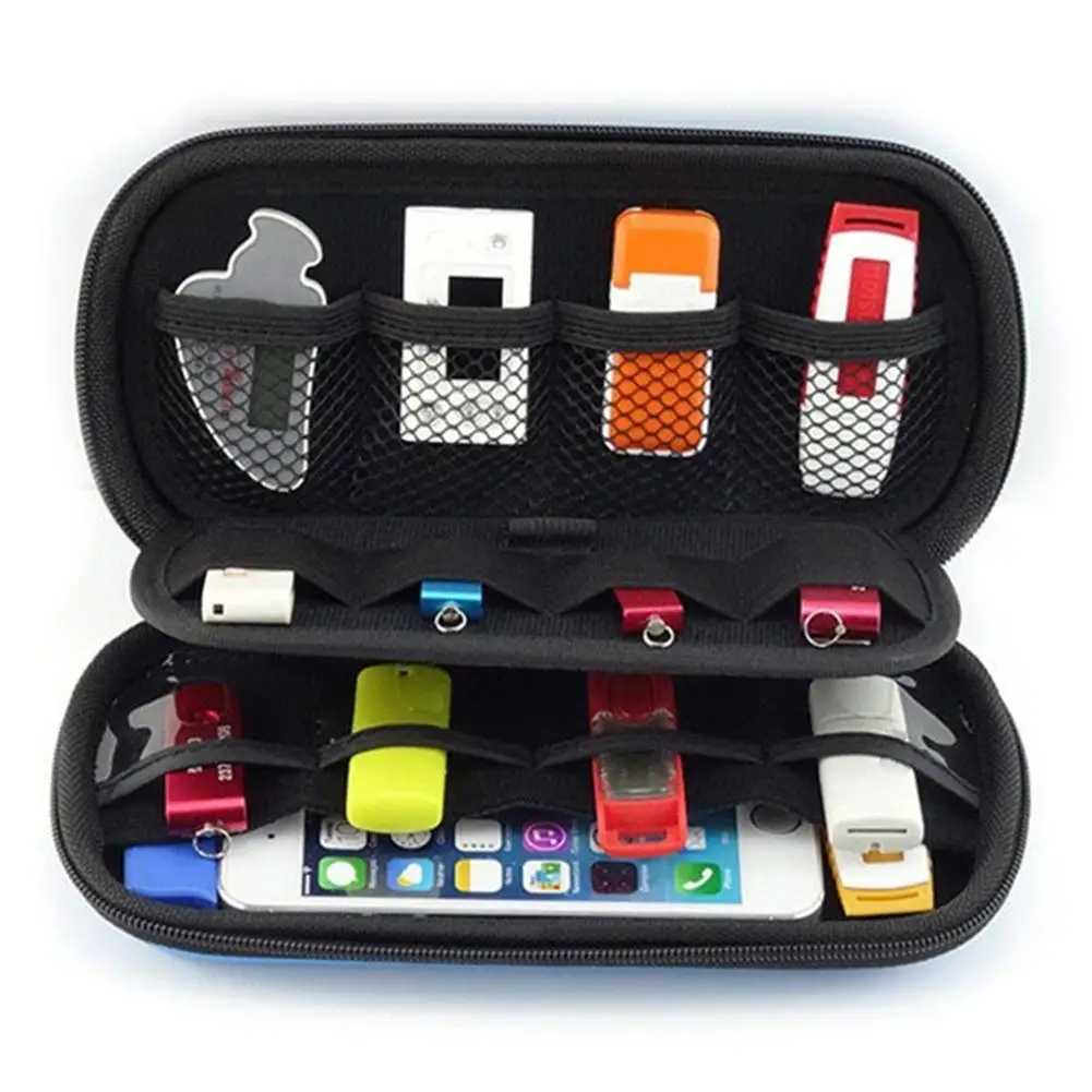 Digital Products Pouch Travel Storage Bag For USB Flash Drive Memory Card
