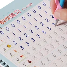 2 Book Arabic Numerals Copybook Groove Design Children Regular Script Exercises Stationery For Primary School Students Beginners arabic numerals copybook groove design children regular script exercises stationery for primary school students beginners